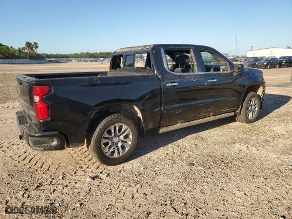 2022 Chevrolet Silverado 1500 LTD High Country with VIN 3GCUYHELXNG161132, listed as a Copart auction lot 74060234 with 0 mi miles and Clean Title. Bid and sale history available at carsss.com. Image 3.