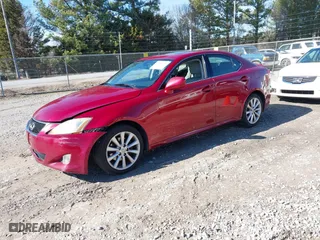 2008 Lexus IS 250 with VIN JTHCK262282024889, listed as a IAAI auction lot 41459279 with 203,088 mi miles. Bid and sale history available at carsss.com. Image 17.