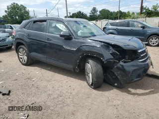 2021 Volkswagen Atlas SE with VIN 1V2KE2CAXMC207847, listed as a Copart auction lot 67691594 with 42,298 mi miles and Salvage title. Bid and sale history available at DreamBid. Image 4.