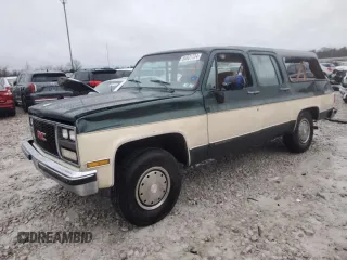 1990 GMC Suburban z VIN 1GKGR26K8LF528125, wystawiony jako Copart lot #84931724 z przebiegiem Nie podano mil oraz Szkody całkowita. Historia ofert i sprzedaży dostępna na DreamBid. Obrazek 1.