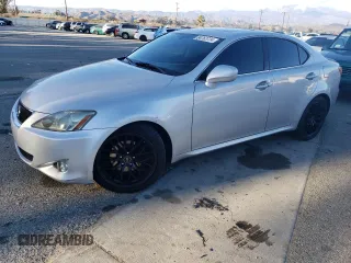 2006 Lexus IS 250 Manual with VIN JTHBK262865008252, listed as a Copart auction lot 84763724 with 140,277 mi miles and Salvage Title. Bid and sale history available at carsss.com. Image 1.