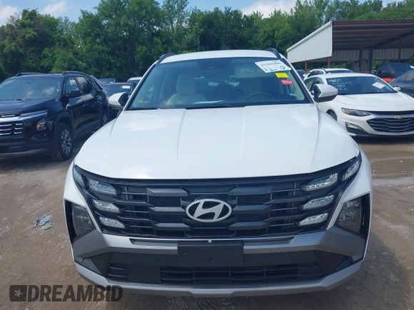 2025 Hyundai Tucson SEL with VIN 5NMJBCDE7SH496648, listed as a IAAI auction lot 42204406 with 7,602 mi miles and . Bid and sale history available at carsss.com. Image 12.