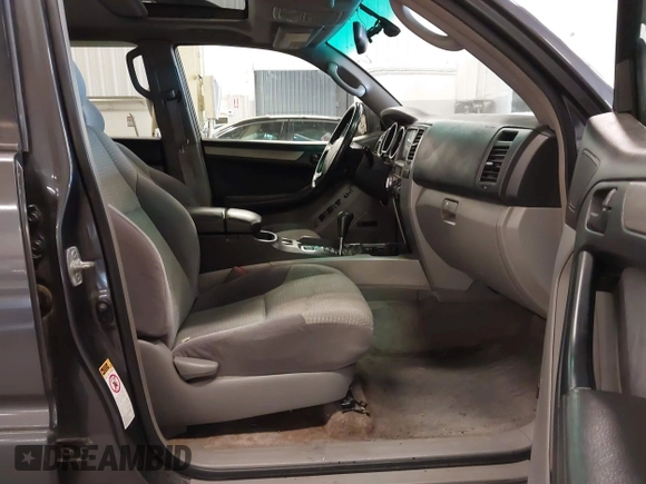 2005 Toyota 4Runner SR5 with VIN JTEBT14R158023791, listed as a IAAI auction lot 42011427 with 142,289 mi miles and . Bid and sale history available at DreamBid. Image 5.