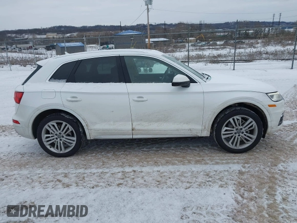 2018 Audi Q5 Prestige with VIN WA1CNAFY9J2171198, listed as a IAAI auction lot 41640282 with 37,208 mi miles. Bid and sale history available at carsss.com. Image 14.