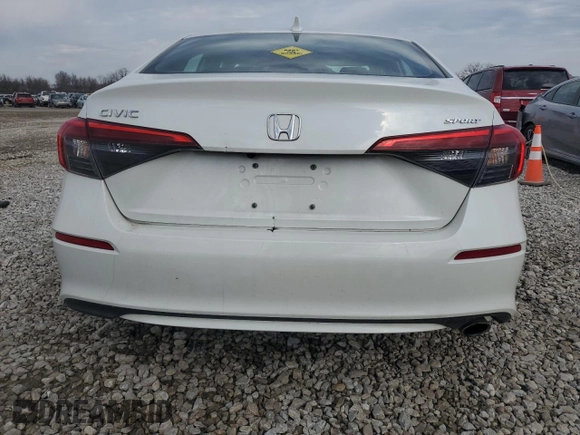 2022 Honda Civic Sedan Sport with VIN 2HGFE2F59NH591427, listed as a Copart auction lot 50937185 with 66,567 mi miles and Salvage Title. Bid and sale history available at carsss.com. Image 6.