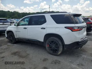 2018 Chevrolet Traverse Premier with VIN 1GNERKKW1JJ112530, listed as a Copart auction lot 66320095 with 126,421 mi miles and Salvage title. Bid and sale history available at DreamBid. Image 2.