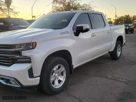 2020 Chevrolet Silverado 1500 High Country with VIN 3GCPWFEDXLG409568, listed as a Copart auction lot 79706864 with 44,792 mi miles and Clean Title. Bid and sale history available at carsss.com. Image 2.