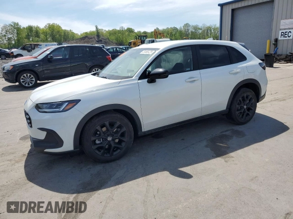 2024 Honda HR-V Sport with VIN 3CZRZ2H58RM736505, listed as a Copart auction lot 56490425 with 13,256 mi miles and Salvage title. Bid and sale history available at DreamBid. Image 1.