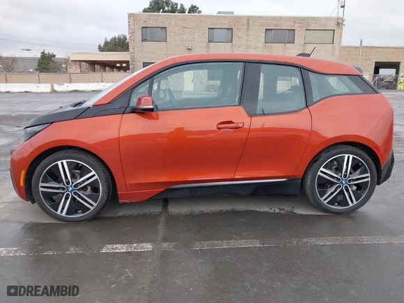 2014 BMW i3 with VIN WBY1Z4C57EV276399, listed as a IAAI auction lot 41783224 with 75,827 mi miles. Bid and sale history available at carsss.com. Image 14.