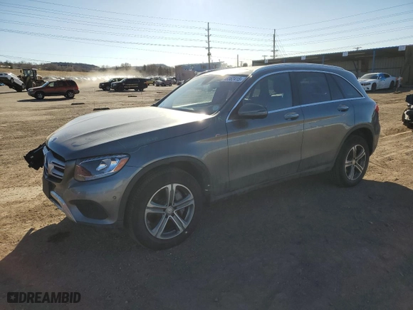 2016 Mercedes-Benz GLC with VIN WDC0G4KB9GF059759, listed as a Copart auction lot 46362415 with 25,487 mi miles and Salvage Title. Bid and sale history available at carsss.com. Image 1.