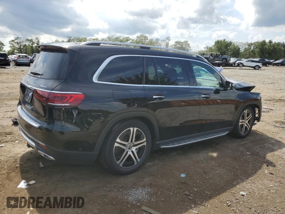 2022 Mercedes-Benz GLS 450 with VIN 4JGFF5KE6NA633453, listed as a Copart auction lot 66924913 with 19,072 mi miles and . Bid and sale history available at DreamBid. Image 3.