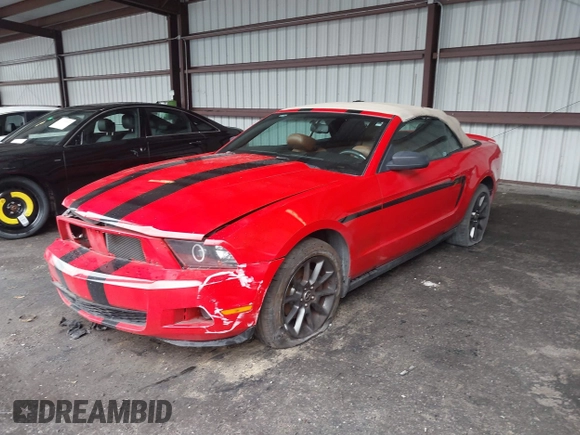 2011 Ford Mustang V6 with VIN 1ZVBP8EM0B5102190, listed as a IAAI auction lot 41082218 with 140,724 mi miles and . Bid and sale history available at DreamBid. Image 2.