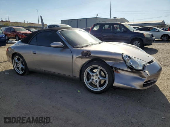 2003 Porsche 911 Carrera with VIN WP0CA29943S652331, listed as a Copart auction lot 50918655 with 57,479 mi miles and Salvage Title. Bid and sale history available at carsss.com. Image 4.