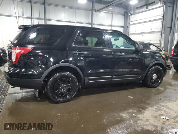 2014 Ford Utility Police Interceptor with VIN 1FM5K8AR3EGA04453, listed as a Copart auction lot 87294124 with 200,560 mi miles and Salvage Title. Bid and sale history available at carsss.com. Image 3.