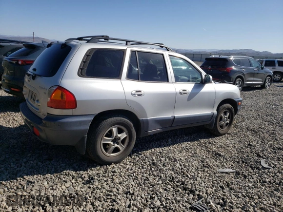 2003 Hyundai Santa Fe GLS with VIN KM8SC73D23U442536, listed as a Copart auction lot 53171725 with 131,554 mi miles and Salvage title. Bid and sale history available at DreamBid. Image 3.