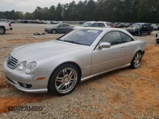 2001 Mercedes-Benz CL 500/600 with VIN WDBPJ78J41A016004, listed as a Copart auction lot 50155355 with 75,051 mi miles and Salvage Title. Bid and sale history available at DreamBid. Image 1.