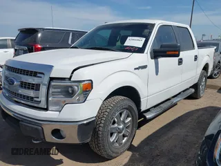 2014 Ford F-150 XL with VIN 1FTFW1ET3EFA89424, listed as a IAAI auction lot 42066869 with 163,110 mi miles. Bid and sale history available at carsss.com. Image 2.