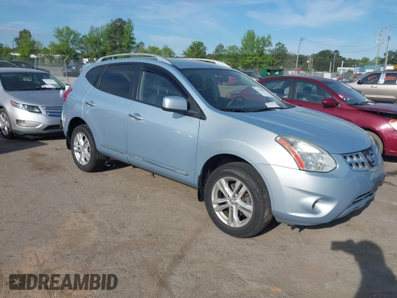 2013 Nissan Rogue SL with VIN JN8AS5MV3DW105480, listed as a IAAI auction lot 42106079 with 111,854 mi miles and . Bid and sale history available at DreamBid. Image 1.