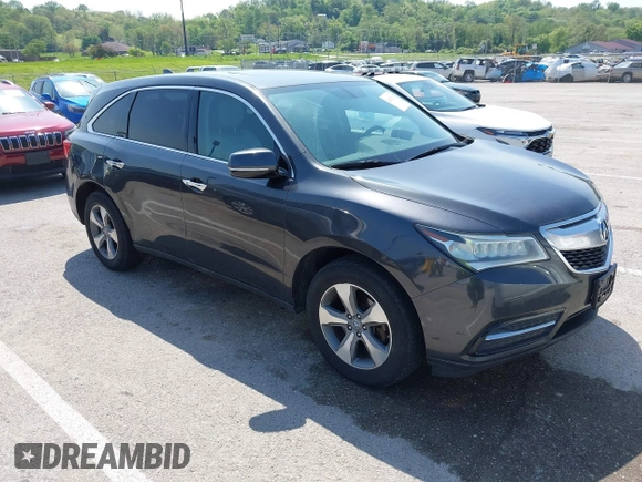 2014 Acura MDX с VIN 5FRYD4H25EB016464, выставлен на аукционе IAAI как лот 42092962 с пробегом 160 993 миль миль и . История ставок и продаж доступна на DreamBid. Изображение 1.