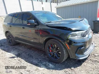 2023 Dodge Durango SRT Hellcat Premium with VIN 1C4SDJH91PC687665, listed as a IAAI auction lot 42070800 with 65,787 mi miles and . Bid and sale history available at carsss.com. Image 1.