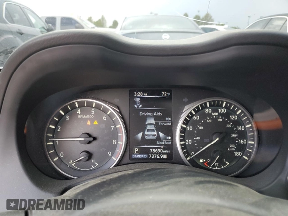 2020 Infiniti Q50 Red Sport 400 with VIN JN1FV7AR4LM660818, listed as a Copart auction lot 53463684 with 78,690 mi miles and Salvage Title. Bid and sale history available at carsss.com. Image 9.