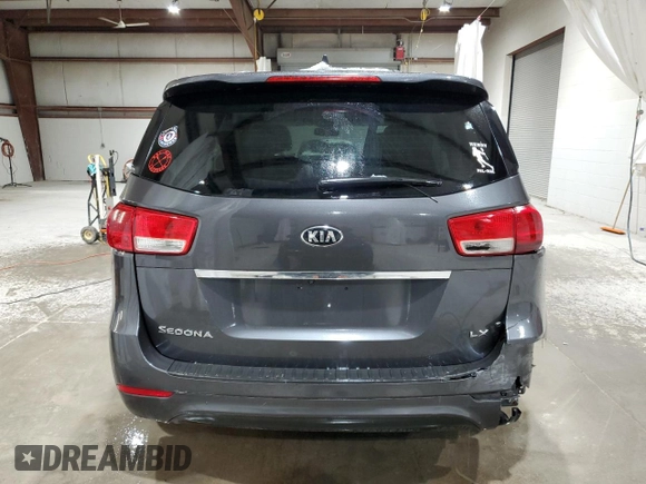 2018 Kia Sedona LX with VIN KNDMB5C1XJ6381951, listed as a Copart auction lot 85641754 with 152,134 mi miles and Salvage Title. Bid and sale history available at carsss.com. Image 6.