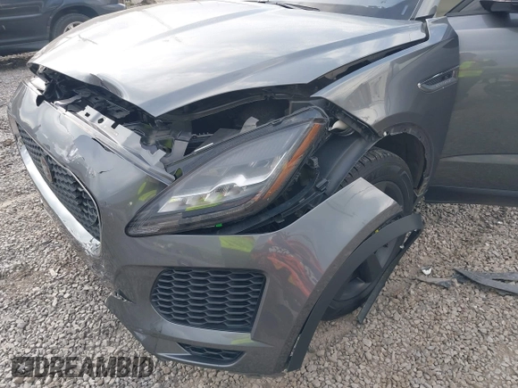 2019 Jaguar E-Pace S with VIN SADFJ2FX0K1Z36984, listed as a IAAI auction lot 42113879 with 52,225 mi miles and . Bid and sale history available at DreamBid. Image 18.