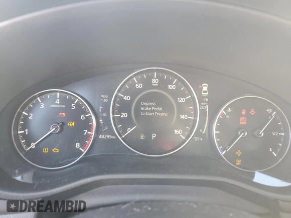2021 Mazda 3 Preferred with VIN JM1BPBCL0M1331151, listed as a Copart auction lot 41792425 with 48,295 mi miles and Salvage Title. Bid and sale history available at DreamBid. Image 9.