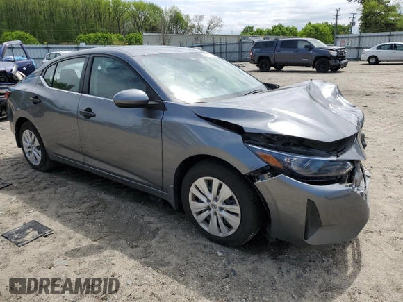 2024 Nissan Sentra S with VIN 3N1AB8BV4RY238946, listed as a Copart auction lot 51731525 with 8,675 mi miles and Salvage Title. Bid and sale history available at DreamBid. Image 4.