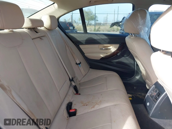 2015 BMW 3 Series 328i with VIN WBA3A5C58FF610035, listed as a IAAI auction lot 40986949 with 73,083 mi miles. Bid and sale history available at carsss.com. Image 8.