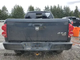 2007 Dodge Ram 2500 SLT with VIN 3D7KS28AX7G811974, listed as a Copart auction lot 45987265 with 155,595 mi miles and Salvage Title. Bid and sale history available at carsss.com. Image 6.