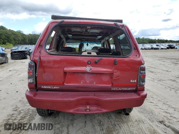 2000 Mercury Mountaineer with VIN 4M2ZU86P5YUJ27288, listed as a Copart auction lot 72371384 with 116,514 mi miles and Salvage title. Bid and sale history available at DreamBid. Image 6.