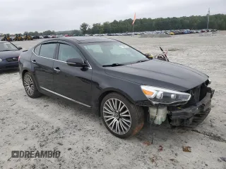 2016 Kia Cadenza Premium with VIN KNALN4D74G5207062, listed as a Copart auction lot 71588154 with 105,234 mi miles and Salvage Title. Bid and sale history available at carsss.com. Image 4.