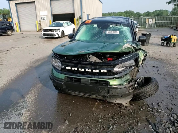2023 Ford Bronco Sport Outer Banks with VIN 3FMCR9C66PRD86677, listed as a Copart auction lot 60369875 with Not provided miles and Salvage title. Bid and sale history available at DreamBid. Image 14.