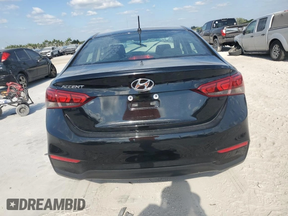2022 Hyundai Accent SE with VIN 3KPC24A61NE182565, listed as a Copart auction lot 53781655 with Not Provided miles and Salvage Title. Bid and sale history available at DreamBid. Image 6.