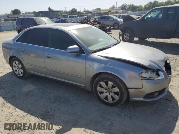 2008 Audi A4 2.0T with VIN WAUAF78E38A102570, listed as a Copart auction lot 53910215 with 145,095 mi miles and Salvage title. Bid and sale history available at DreamBid. Image 4.