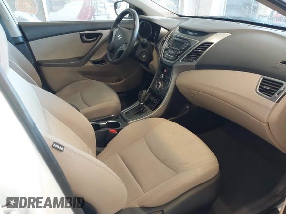 2015 Hyundai Elantra SE with VIN 5NPDH4AE6FH562024, listed as a IAAI auction lot 41065007 with 71,137 mi miles and . Bid and sale history available at DreamBid. Image 5.