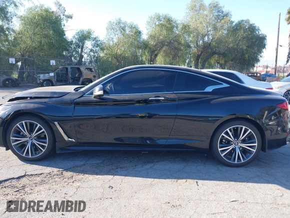 2022 Infiniti Q60 Luxe with VIN JN1EV7KK2NM600262, listed as a IAAI auction lot 41637351 with 22,754 mi miles and . Bid and sale history available at carsss.com. Image 14.