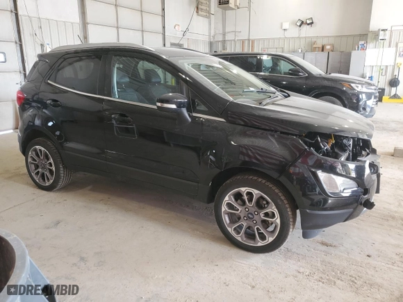 2020 Ford EcoSport Titanium with VIN MAJ6S3KL4LC382331, listed as a Copart auction lot 49233235 with 44,573 mi miles and Salvage Title. Bid and sale history available at carsss.com. Image 4.