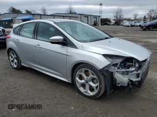 2014 Ford Focus ST with VIN 1FADP3L97EL298874, listed as a Copart auction lot 46799965 with 114,658 mi miles and Salvage Title. Bid and sale history available at carsss.com. Image 4.