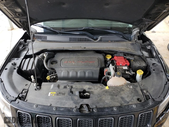 2021 Jeep Compass Sport with VIN 3C4NJDAB6MT584116, listed as a Copart auction lot 55107675 with 75,345 mi miles and Salvage title. Bid and sale history available at DreamBid. Image 11.