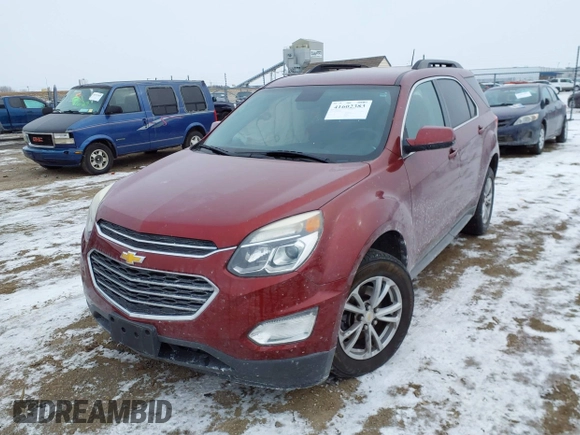 2016 Chevrolet Equinox LT with VIN 2GNALCEK4G6316453, listed as a IAAI auction lot 41602383 with 141,983 mi miles and . Bid and sale history available at carsss.com. Image 2.