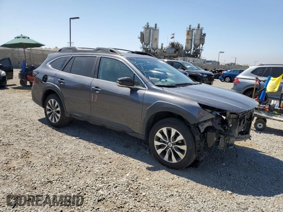 2023 Subaru Outback Limited with VIN 4S4BTANC2P3117043, listed as a Copart auction lot 61026805 with 38,190 mi miles and Salvage title. Bid and sale history available at DreamBid. Image 4.