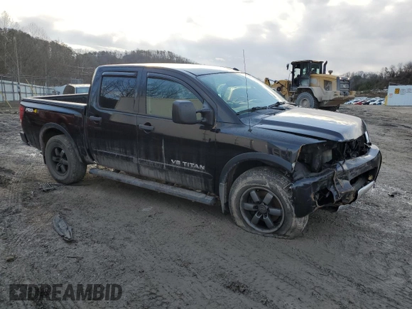 2013 Nissan Titan Pro-4X с VIN 1N6BA0EC2DN311329, выставлен на аукционе Copart как лот 45642715 с пробегом 122 221 миль миль и Списание • Salvage title. История ставок и продаж доступна на DreamBid. Изображение 4.
