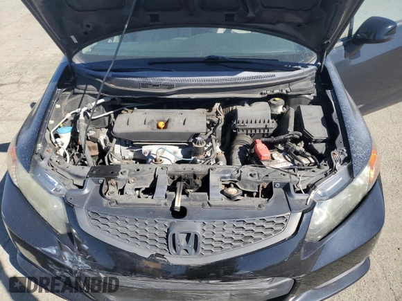 2012 Honda Civic Cpe LX with VIN 2HGFG3B56CH512492, listed as a Copart auction lot 73795374 with 72,973 mi miles and Salvage Title. Bid and sale history available at carsss.com. Image 11.
