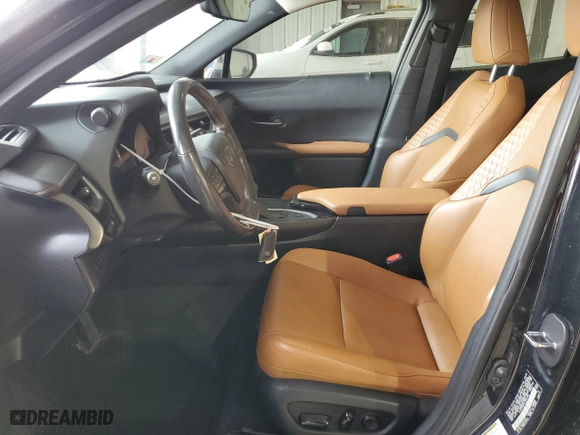 2020 Lexus UX with VIN JTHP3JBHXL2026160, listed as a Copart auction lot 45678145 with 47,783 mi miles and Salvage Title. Bid and sale history available at carsss.com. Image 7.