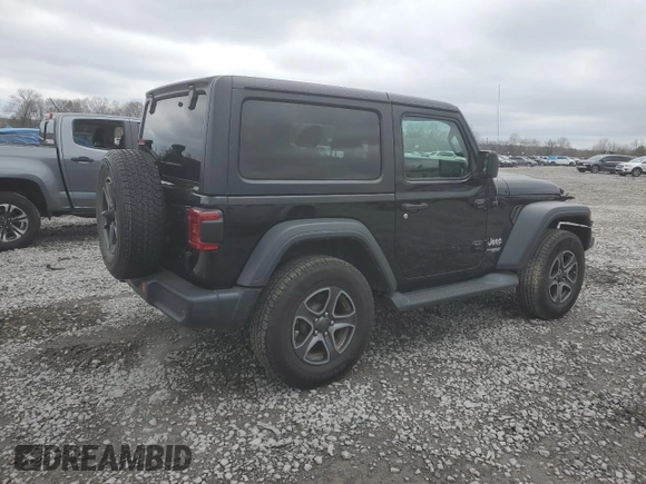 2018 Jeep Wrangler Sport with VIN 1C4GJXAN6JW210776, listed as a Copart auction lot 88348145 with 25,791 mi miles and Salvage title. Bid and sale history available at DreamBid. Image 3.