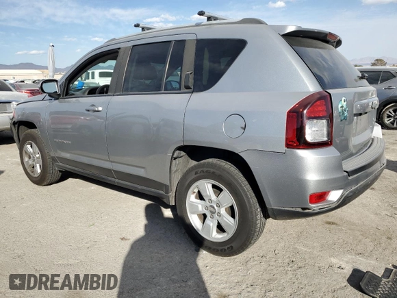2016 Jeep Compass Latitude with VIN 1C4NJCEA8GD734510, listed as a Copart auction lot 43583605 with 97,604 mi miles and Salvage Title. Bid and sale history available at carsss.com. Image 2.