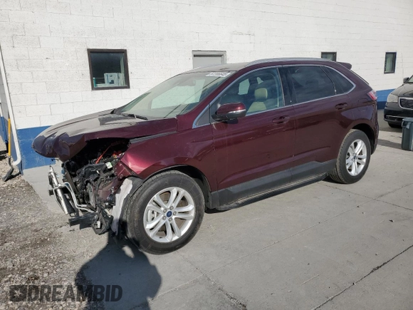 2019 Ford Edge SEL with VIN 2FMPK4J94KBB37047, listed as a Copart auction lot 57286645 with 45,151 mi miles and Salvage title. Bid and sale history available at DreamBid. Image 1.