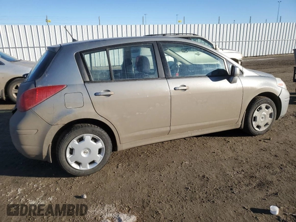 2007 Nissan Versa 1.8 S with VIN 3N1BC13E37L430117, listed as a Copart auction lot 48008845 with 255,460 mi miles and Salvage Title. Bid and sale history available at carsss.com. Image 3.